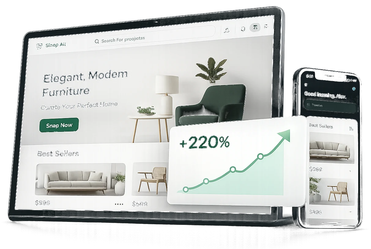 Ecommerce storefront and product merchandising interface